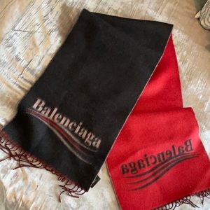 72 inch authentic Balenciaga campaign scarf
